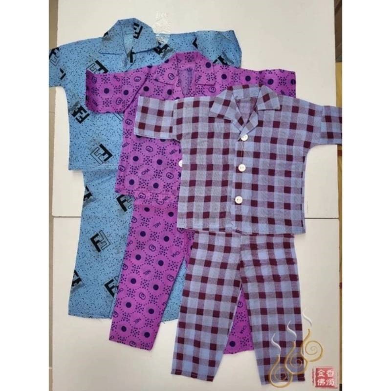 布紮中年男女布薄衣服／小布衣／往生用品／裙衣／辦事 祭祖用