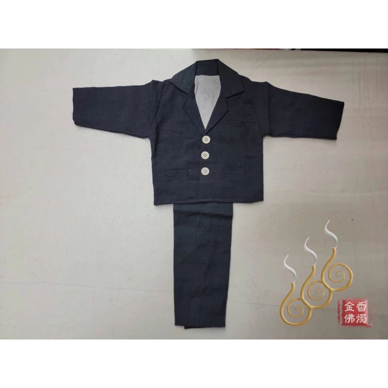 布紮男西裝／台灣製純棉質／往生用品／清明／辦事 祭祖用