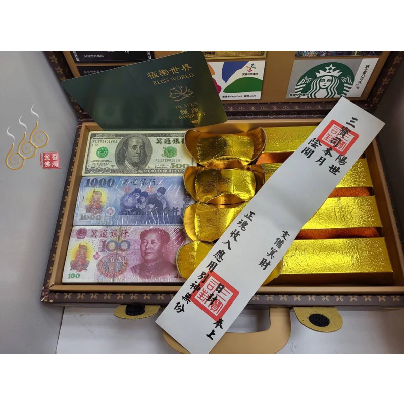 LV冥用皮箱／紙紮／往生環遊世界用品