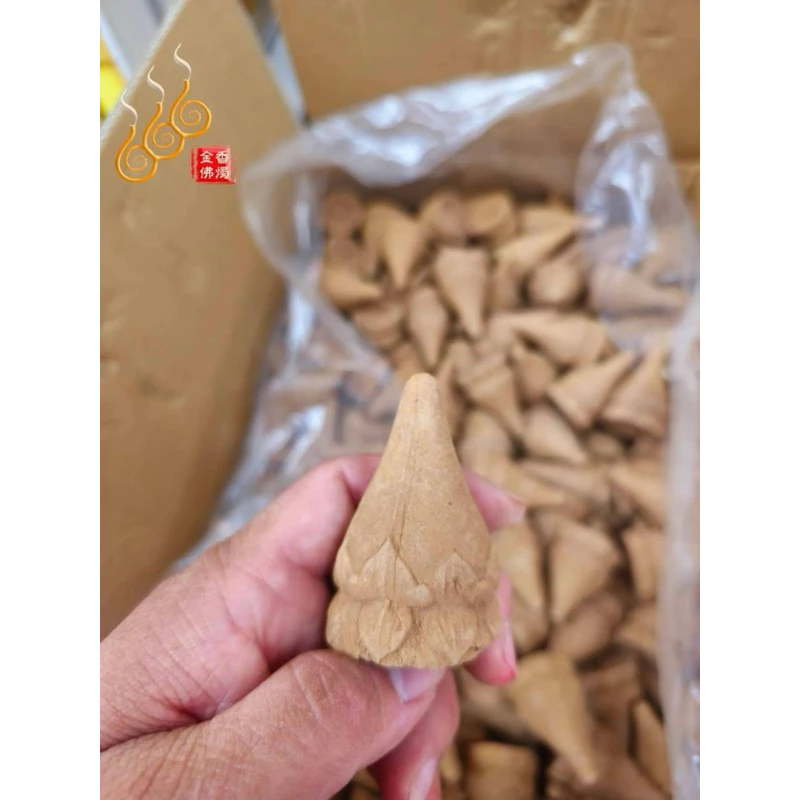 蓮花大香塔／淨香塔粒／1台斤／中藥檀香／煙貢／敬神