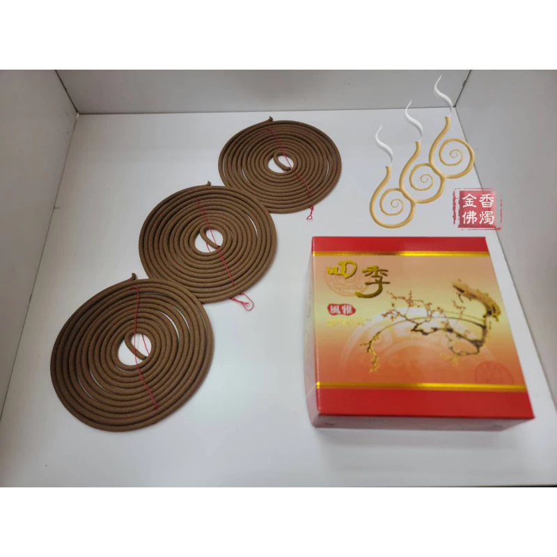 四季香香環（紅）／24小時／買五送一／台灣製沉檀／本色／沉檀香清幽帶點木質味