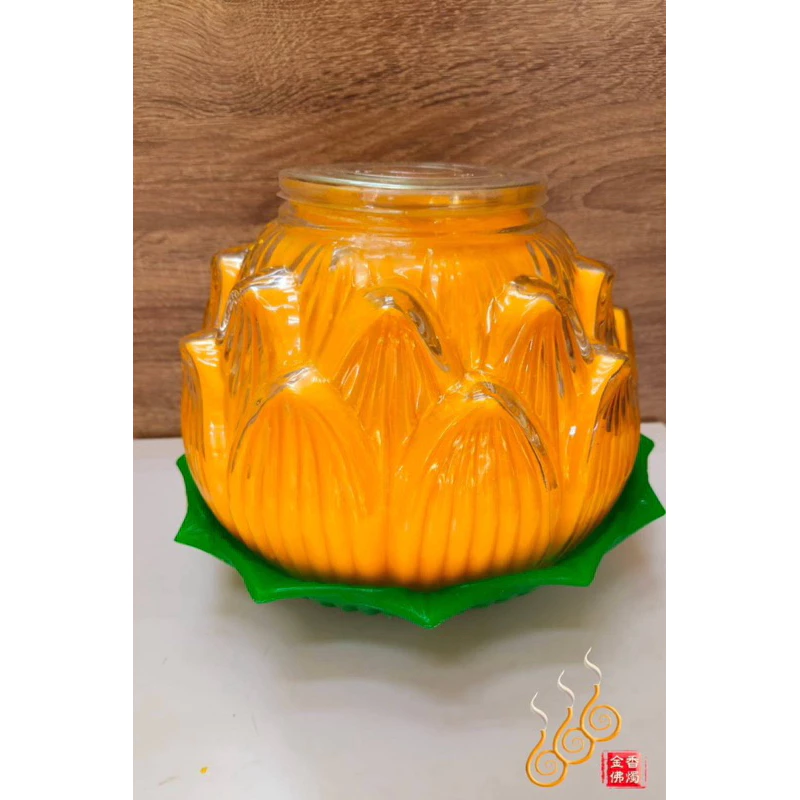 八國特號酥油蓮花燈／B227／1箱1粒／點燃15天／紅黃／祈安／點光明