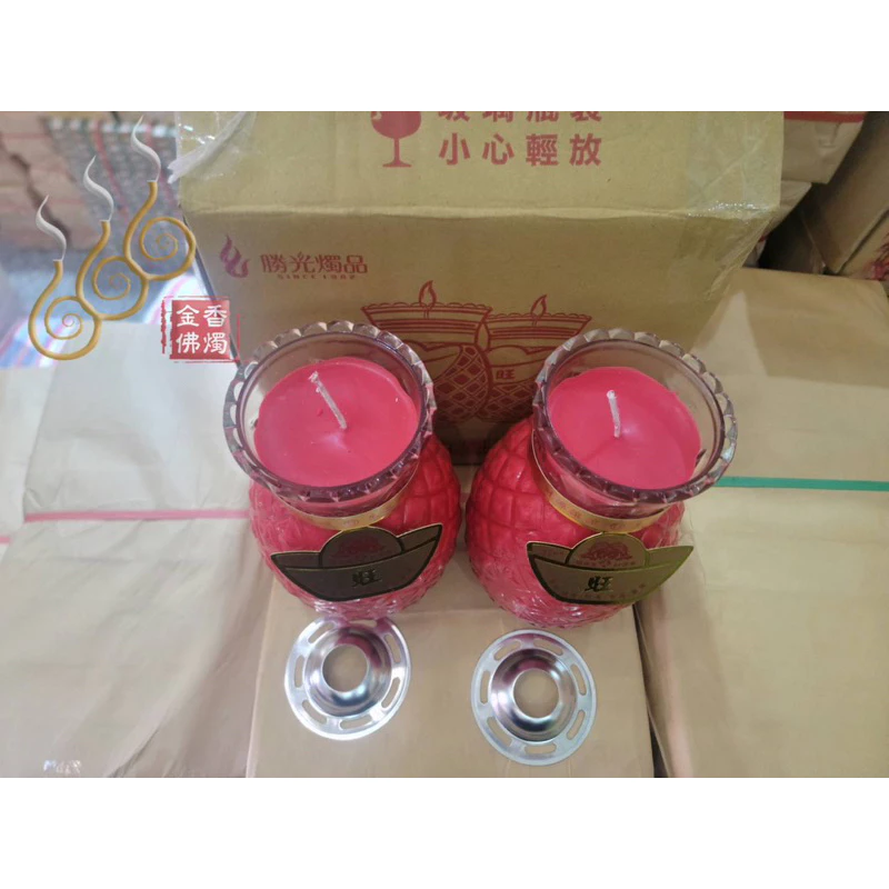 特旺鳳梨酥油蠟燭／10斤點燃13天／敬神祝壽／點光明／生意事業旺旺來