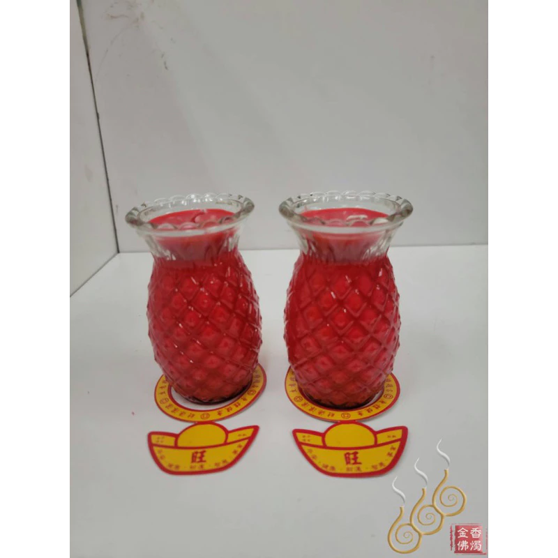 1號2號3號鳳梨酥油蠟燭／敬神祝壽／點光明／生意事業旺旺來