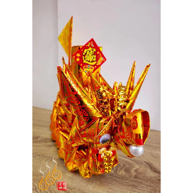 燙金迷你龍船／尺2／敬神 ／法會 ／祝壽／答謝