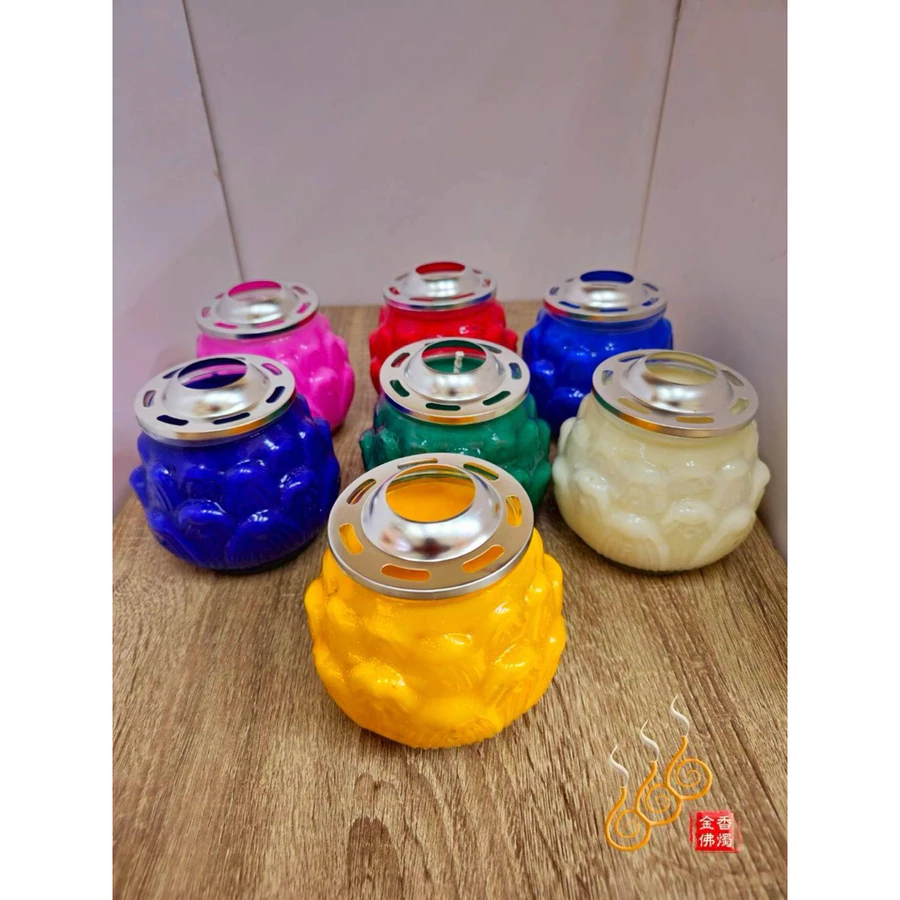 七彩大蓮花燈／約4天／七星蠟燭／酥油蓮花蠟燭／七色轉運解厄／法會