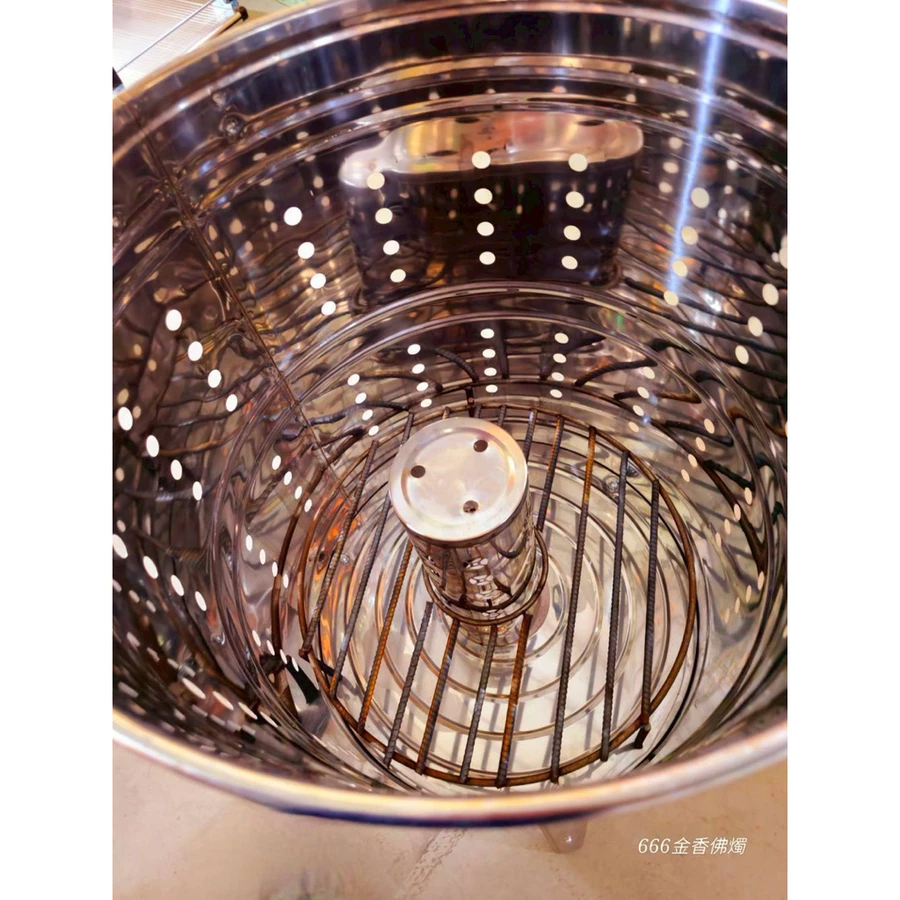 2尺白鐵環保金爐／白鐵430／不鏽鋼／免運費／環保金桶