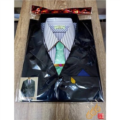 紙紮-奢華男西裝／G101袋裝／往生用品／清明重陽／拜塔祭祖