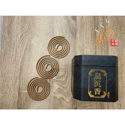 特級惠安烏沉盤香／買五送一／1盒48片／4小時／台灣製／靜坐／安神／淨心