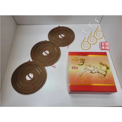 四季香香環（紅）／24小時／買五送一／台灣製沉檀／本色／沉檀香清幽帶點木質味