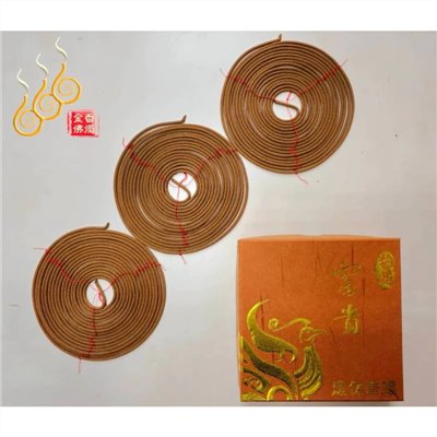 富貴沉檀微煙香環／環保微煙／買四送一／24小時／濃純香