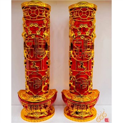 金寶龍柱／吉祥如意／點燃4-5天／果凍補充