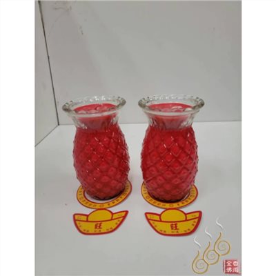 3號鳳梨酥油蠟燭／1箱24對免運費／包箱區／敬神祝壽／點光明／生意事業旺旺來